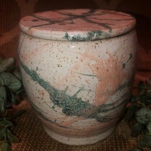 Ceramic butter crock